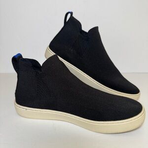 Rothy's The Chelsea Slip-On Boot - Black - Size 8